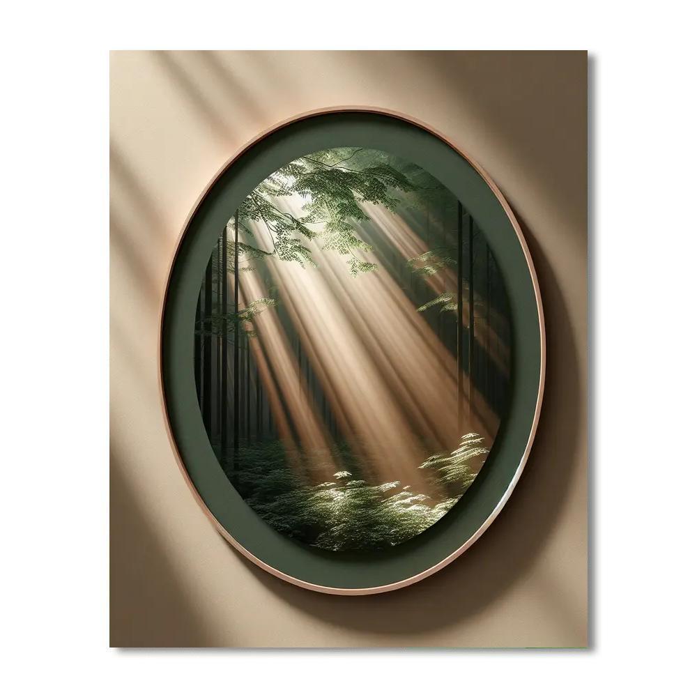 Forest Canopy Lamp Paint By Number