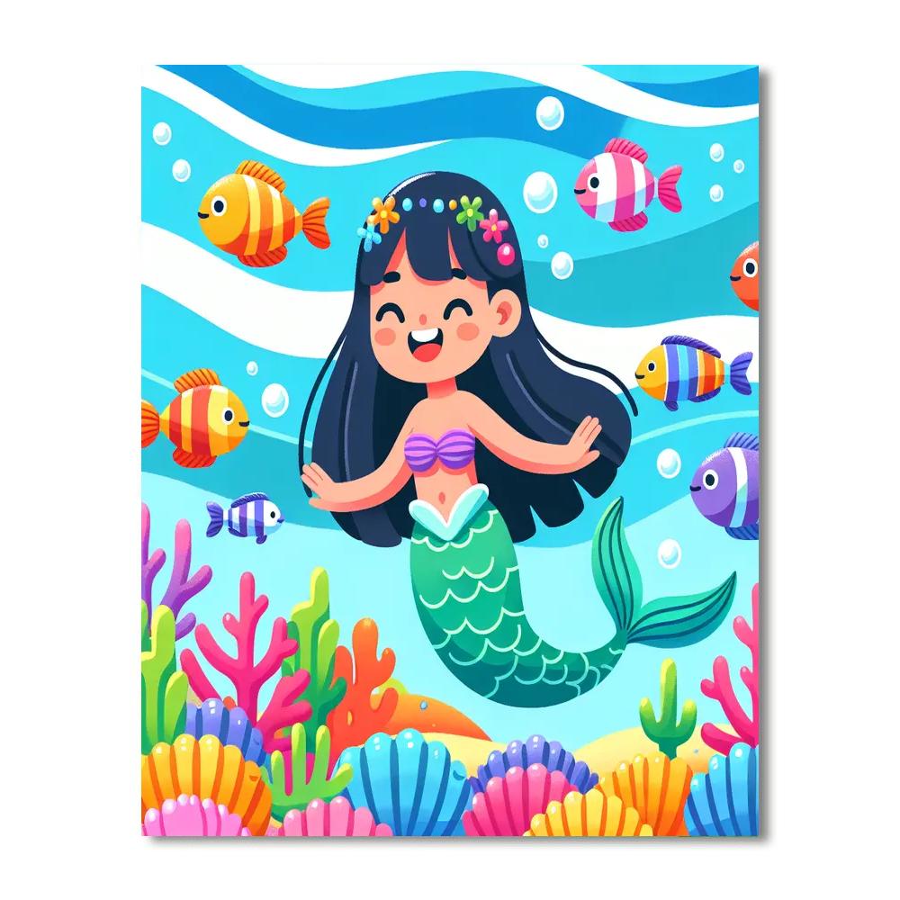Underwater Kingdom Explorers Paint By Numbers