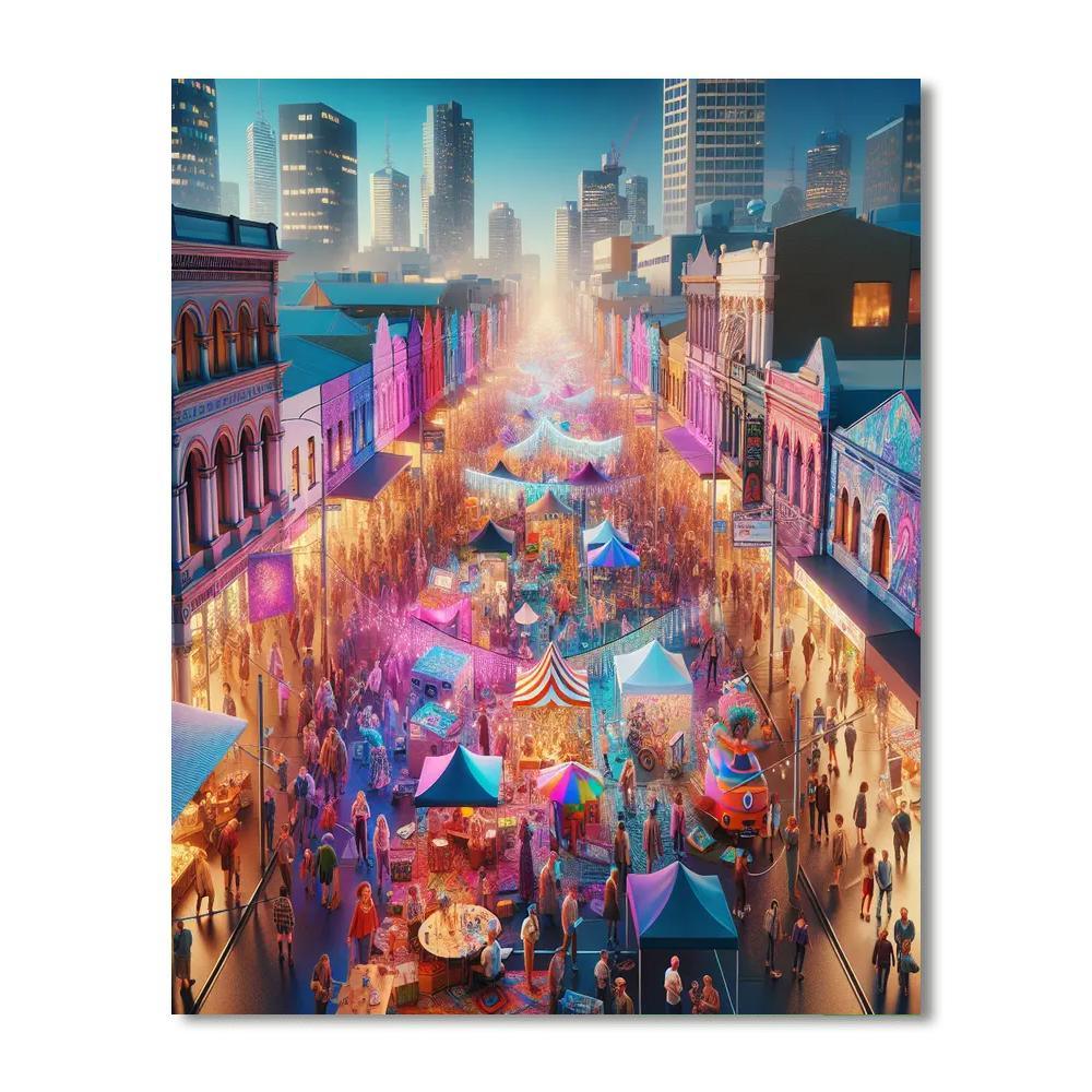 Melbourne Fringe - Australia Numbered Painting Kits