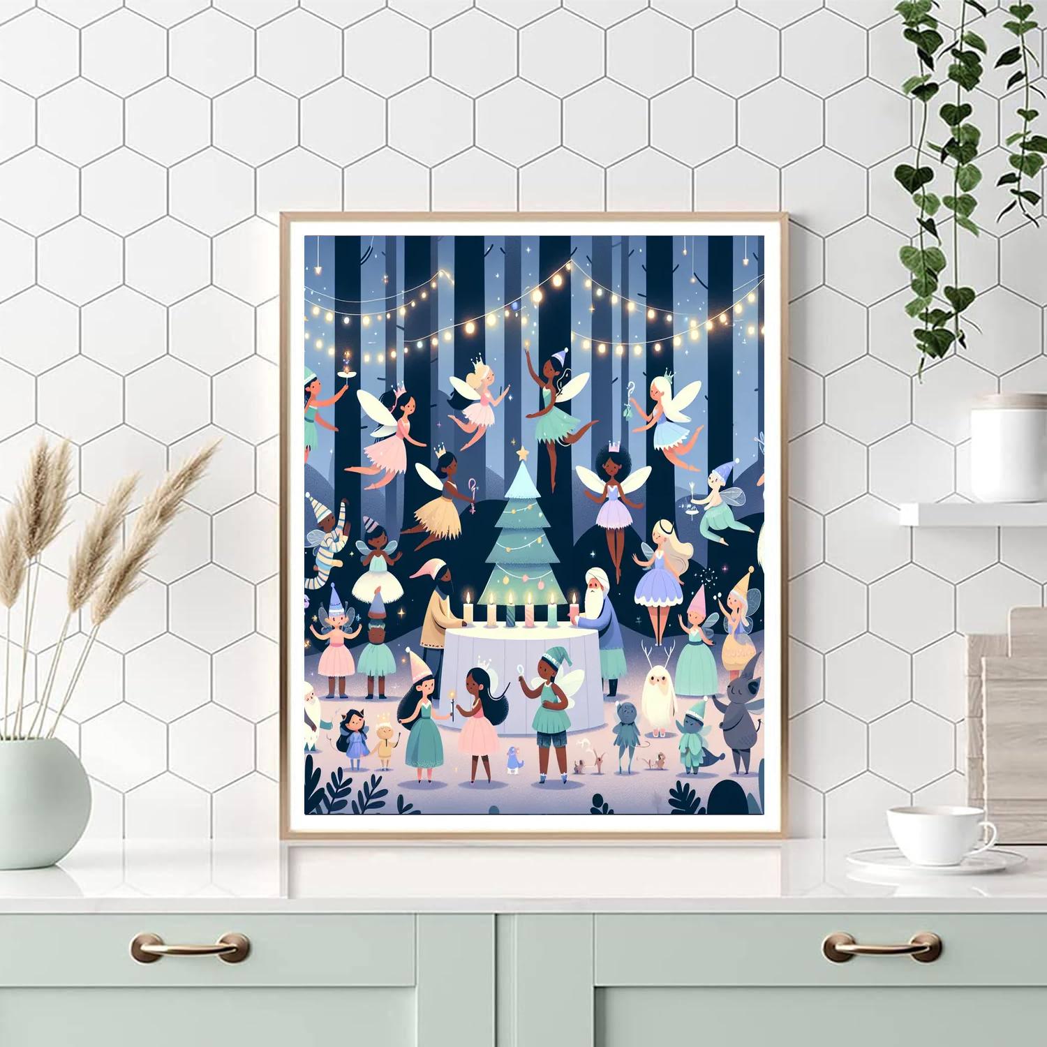 Magic Forest Fiesta Painting By Numbers Kit