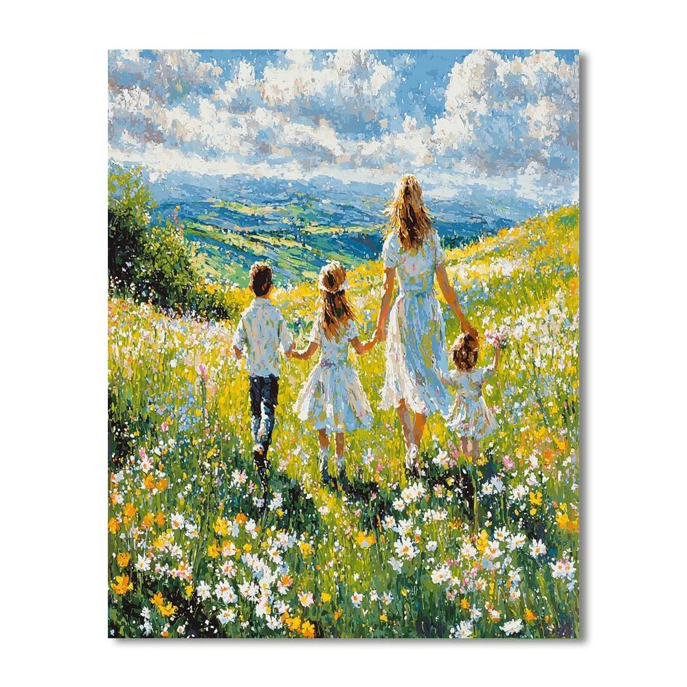 Mom's Sweet Garden Numbered Painting Kits