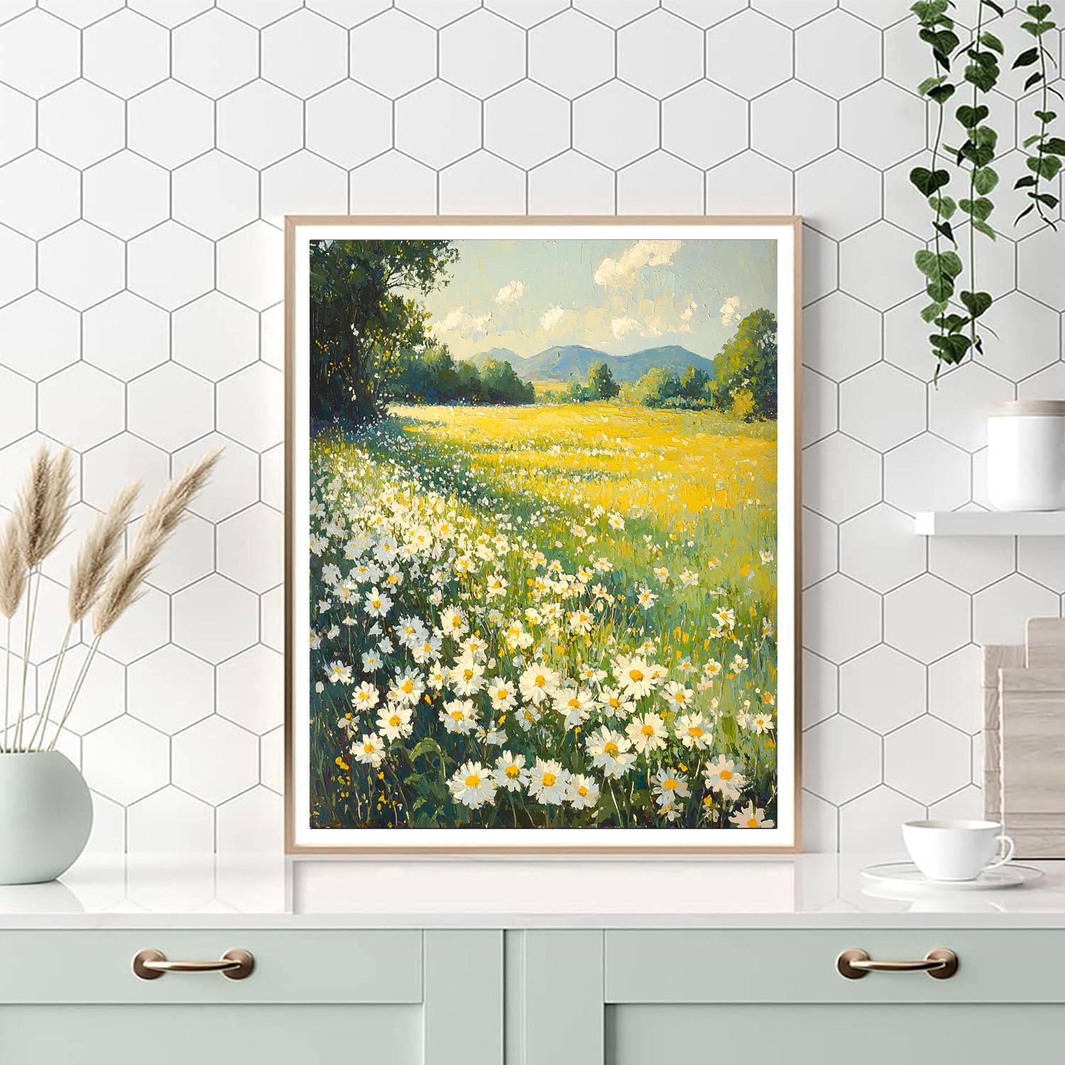 Edgar Degas Inspired Echoing Meadows  Painting Number Kit