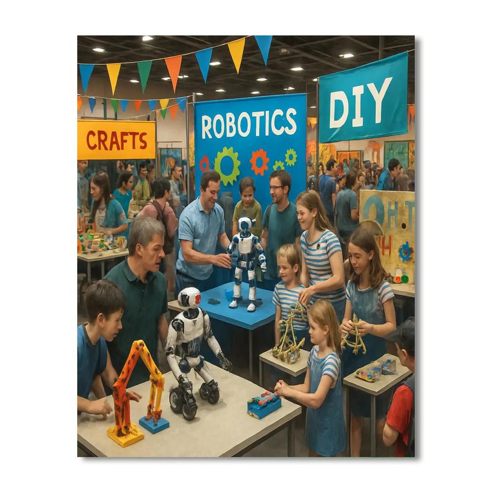 Bay Area Maker Faire - San Mateo Paint By Color