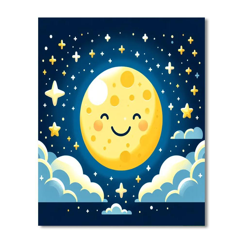 Magic Moonlight Paint By Numbers Art