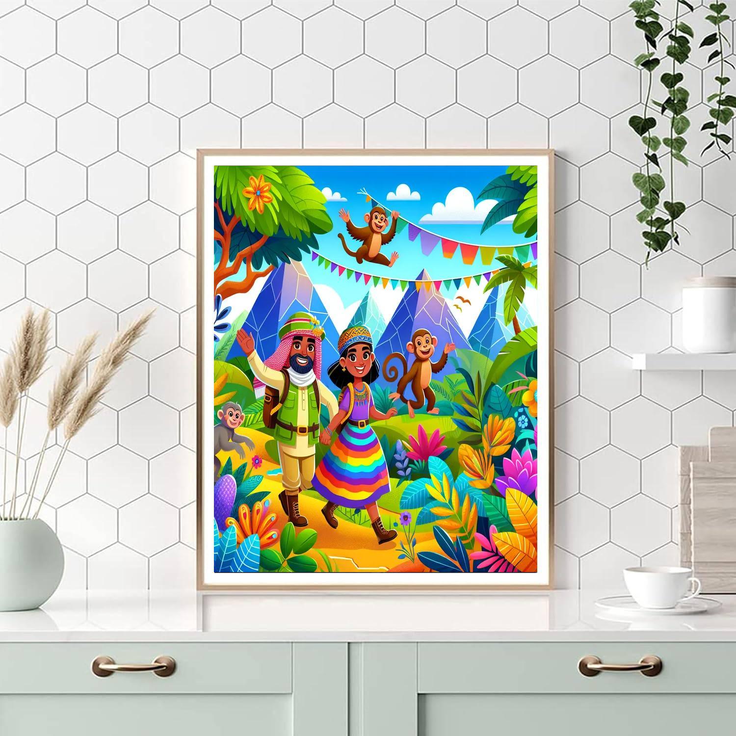 Jolly Jungle Explorers Paint By Color