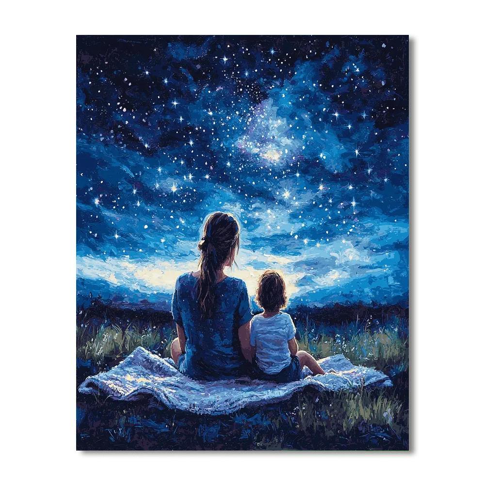 Moonlight Whisper Number Painting