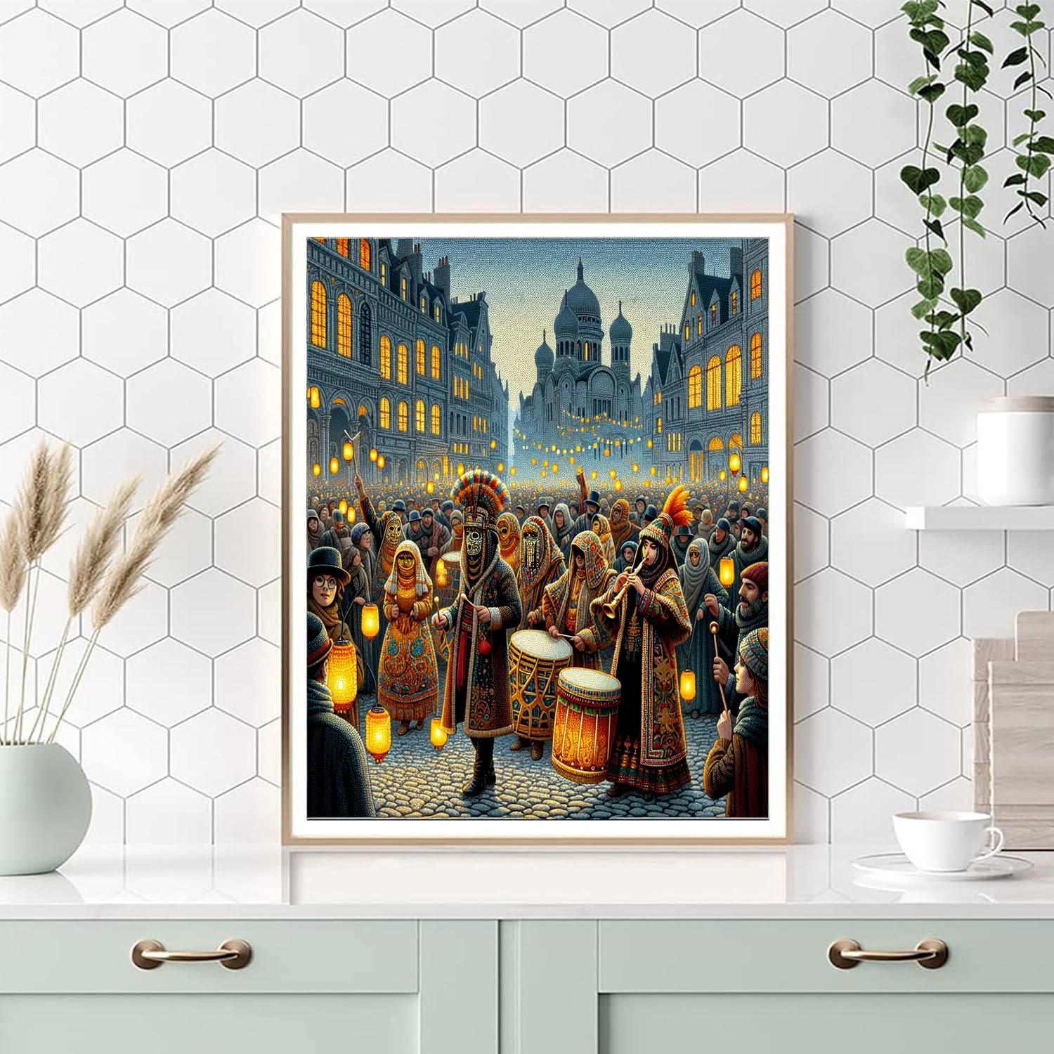 Fasnacht Festival - Switzerland Paint By Number