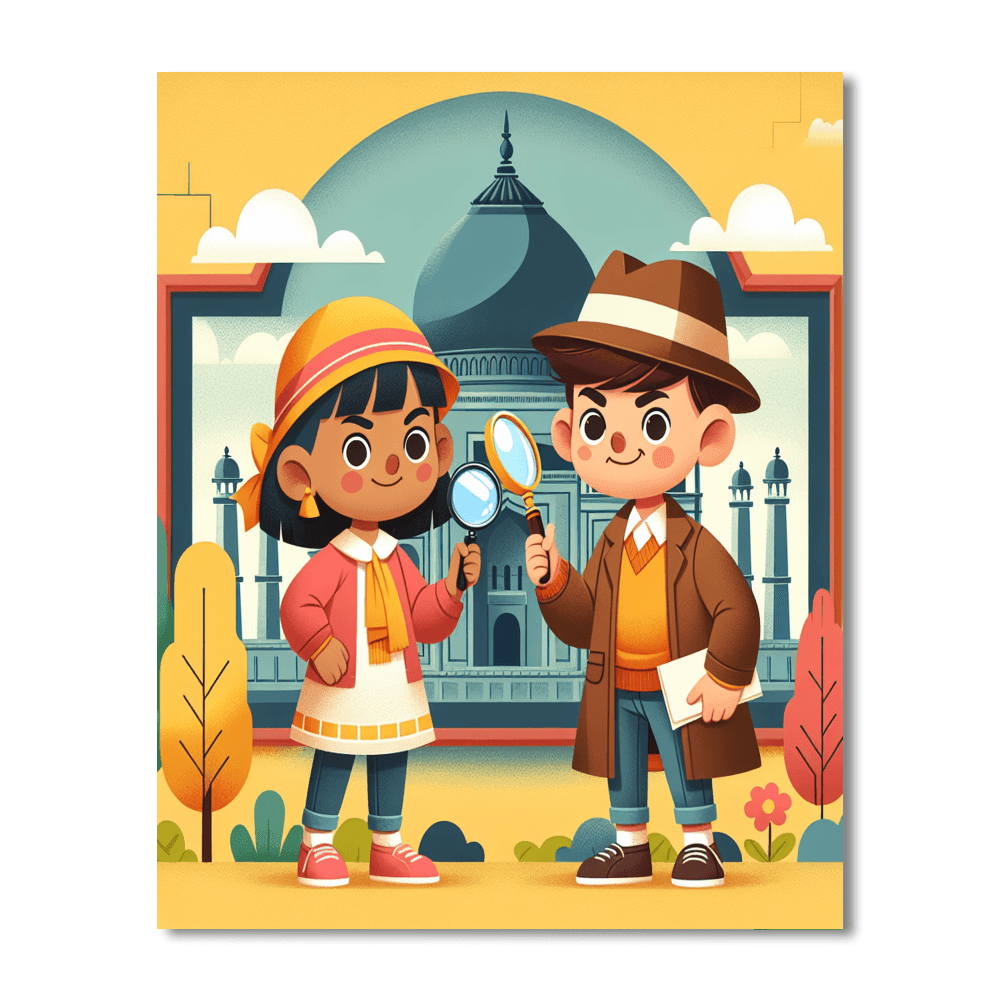 Time-traveling Detectives Paint By Numbers