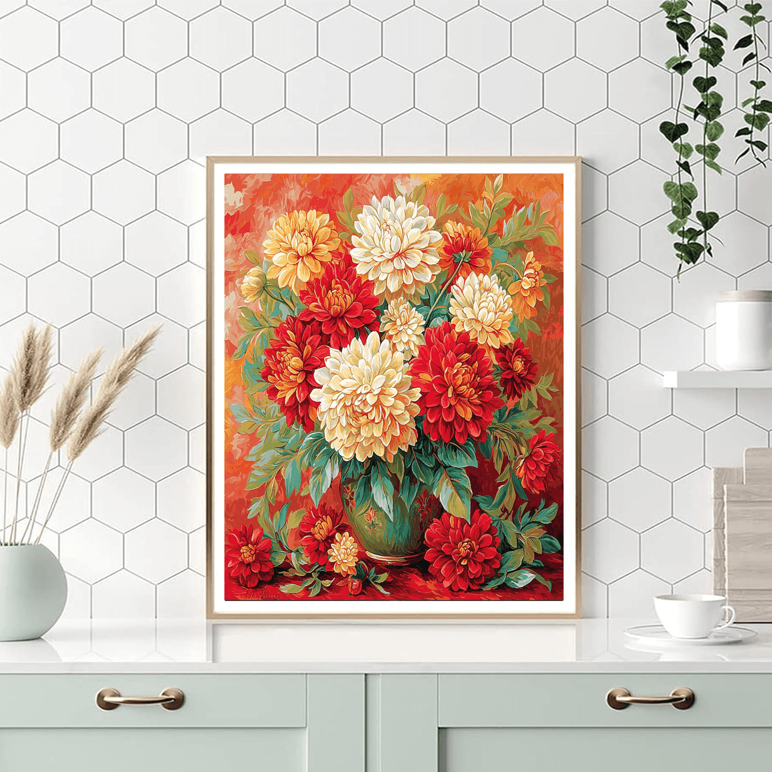 Van Gogh Inspired Timeless Blossoms Of Joy  Painting By Numbers Kit