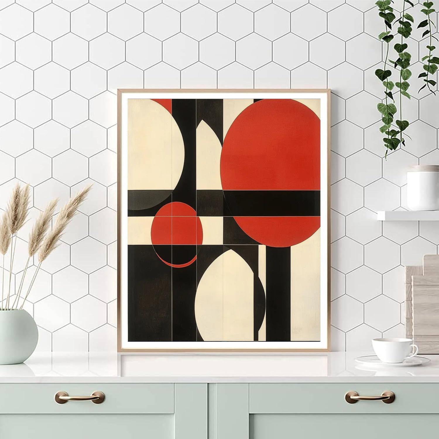 Kazimir Malevich Inspired Geometric Whispers  Paint By Numbers