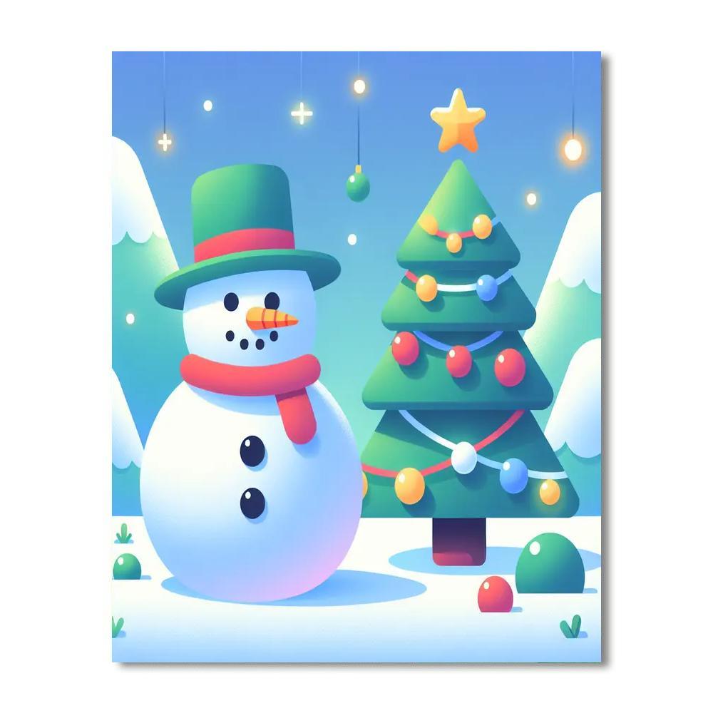 Holiday Festivities Paint By Numbers