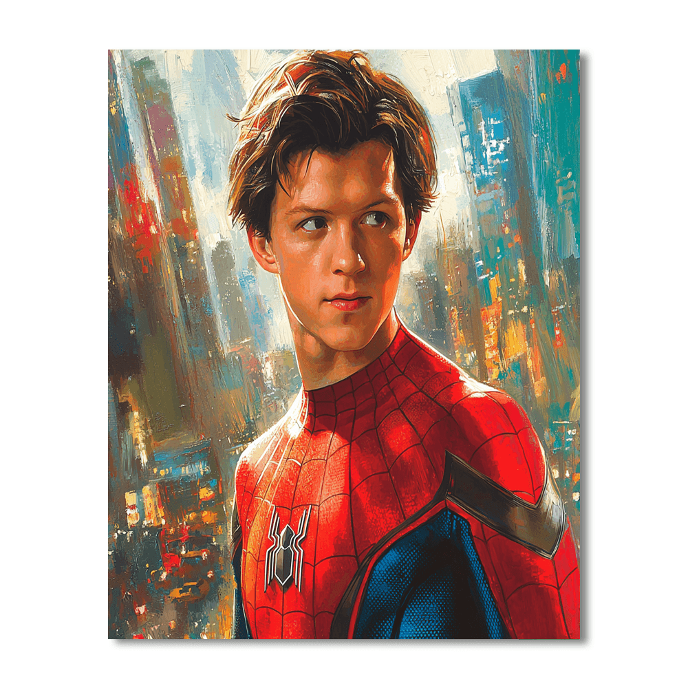 Tom Holland: Unmasking The Charm Of Spider-man Paint By Number