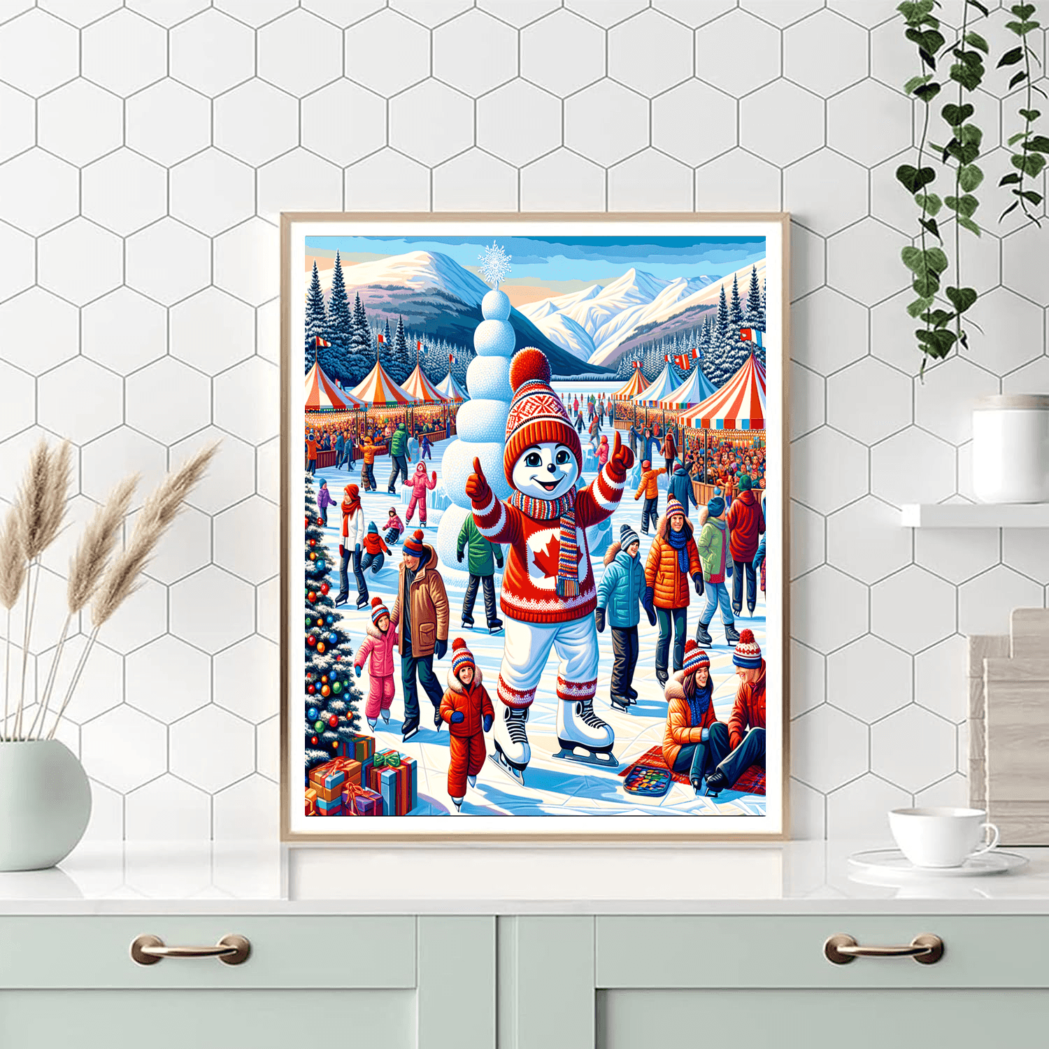 Quebec Winter Carnival - Canada Paint By Color