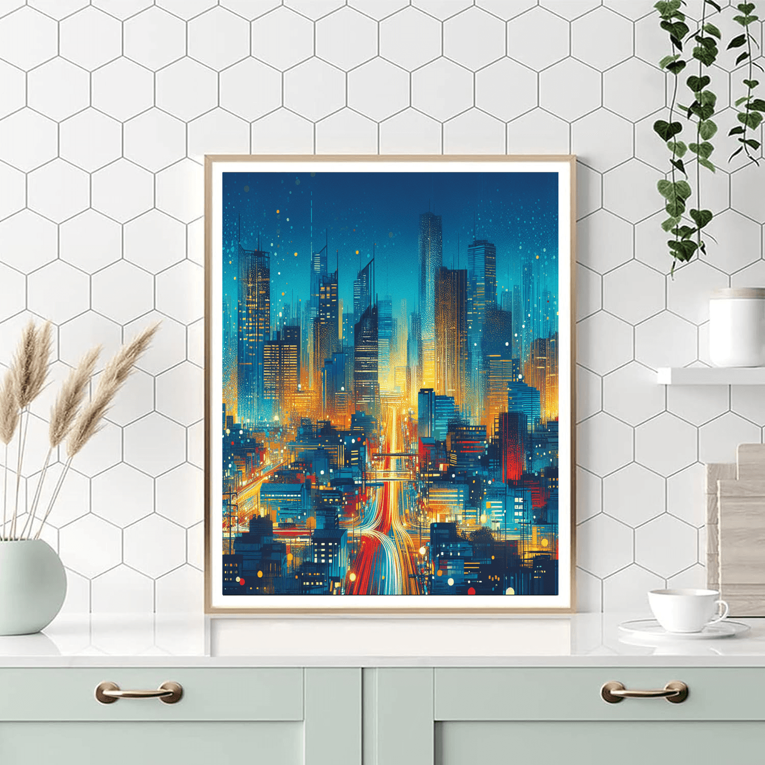 Dynamic Urban Rhythm Paint By Numbers Kits