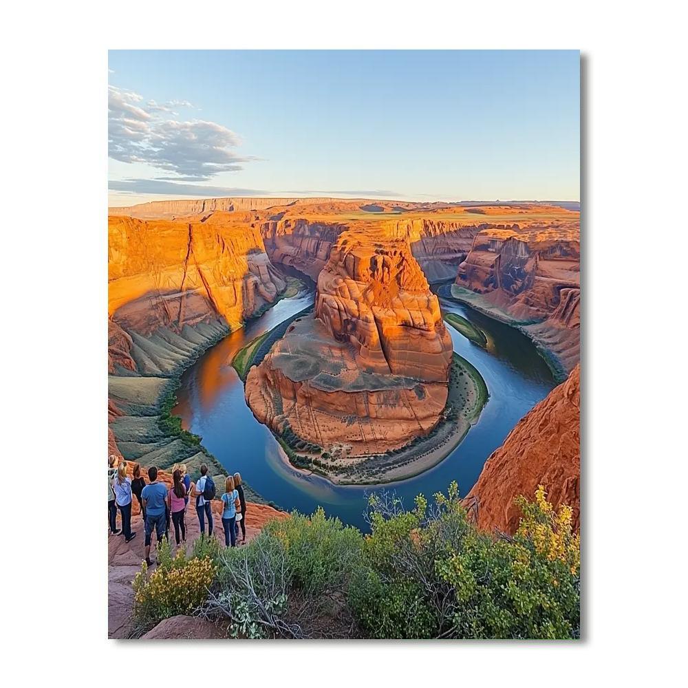 Horseshoe Bend Painting Number Kit