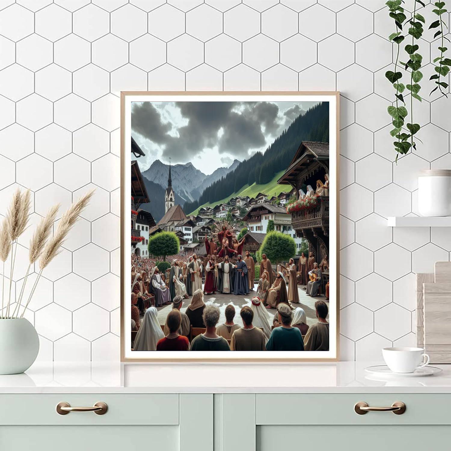 Oberammergau Passion Play Painting Number Kit