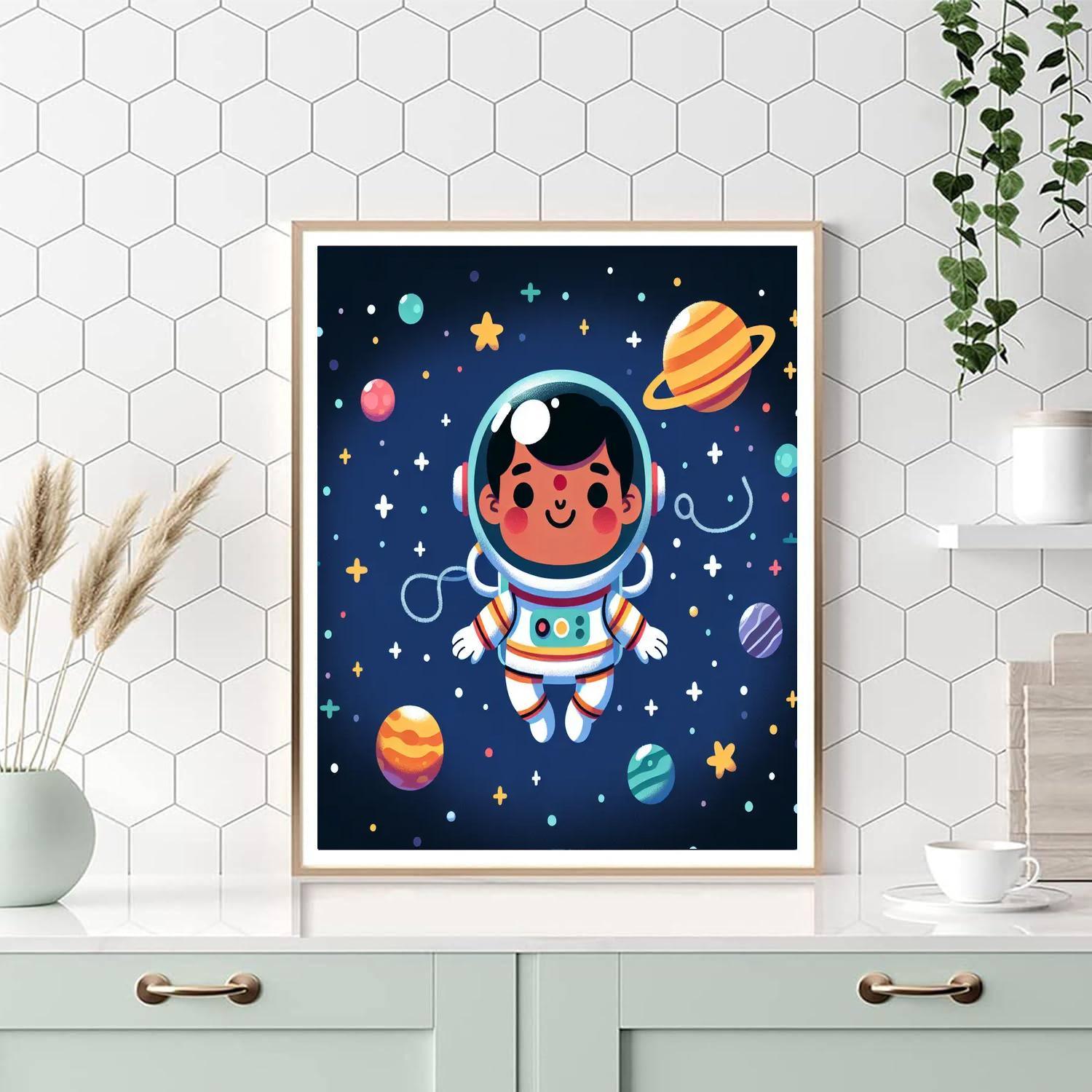 Little Astronaut Numbered Painting Kits