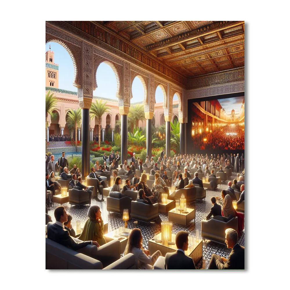 Marrakech International Film Festival - Marrakech Paint By Numbers Kits