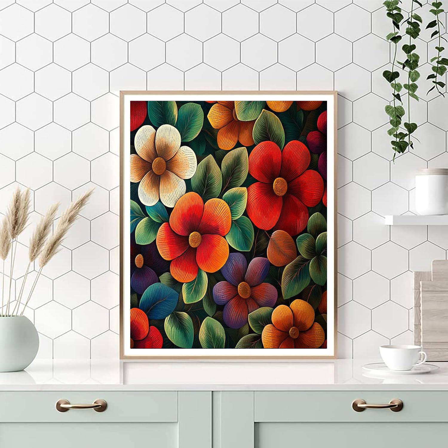 Frida Kahlo Inspired Echoes Of Heritage  Paint By Numbers Art