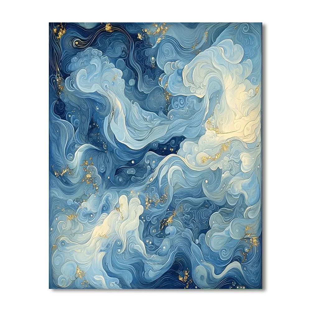 Alphonse Mucha Inspired Tides Of Change  DIY Paint By Numbers