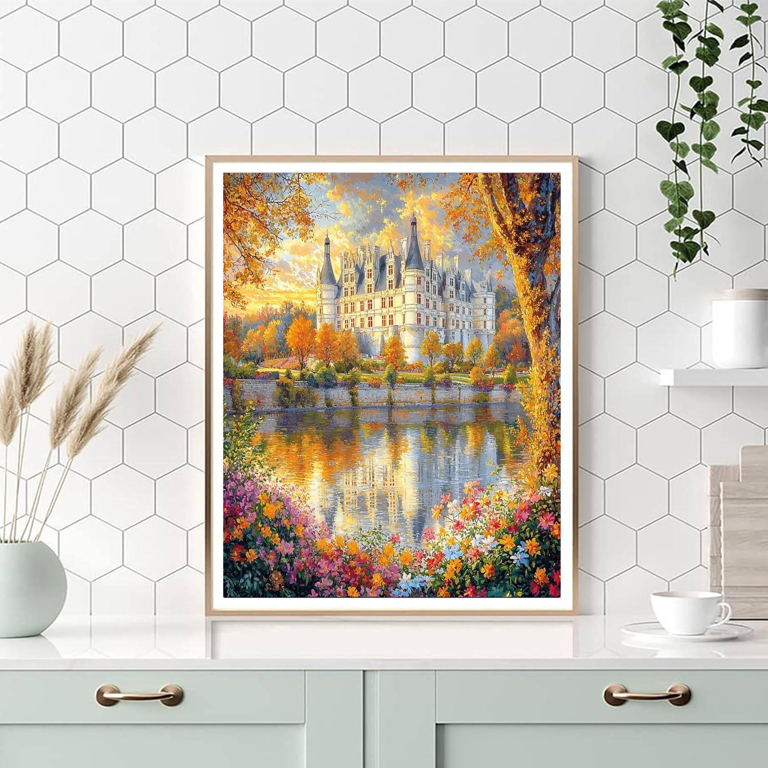 Castle Of Chenonceau - France Numbered Painting Kits