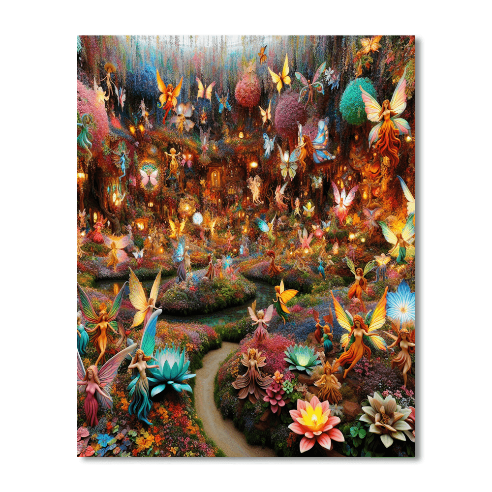 Adventures In Fairy Land Paint By Numbers Art