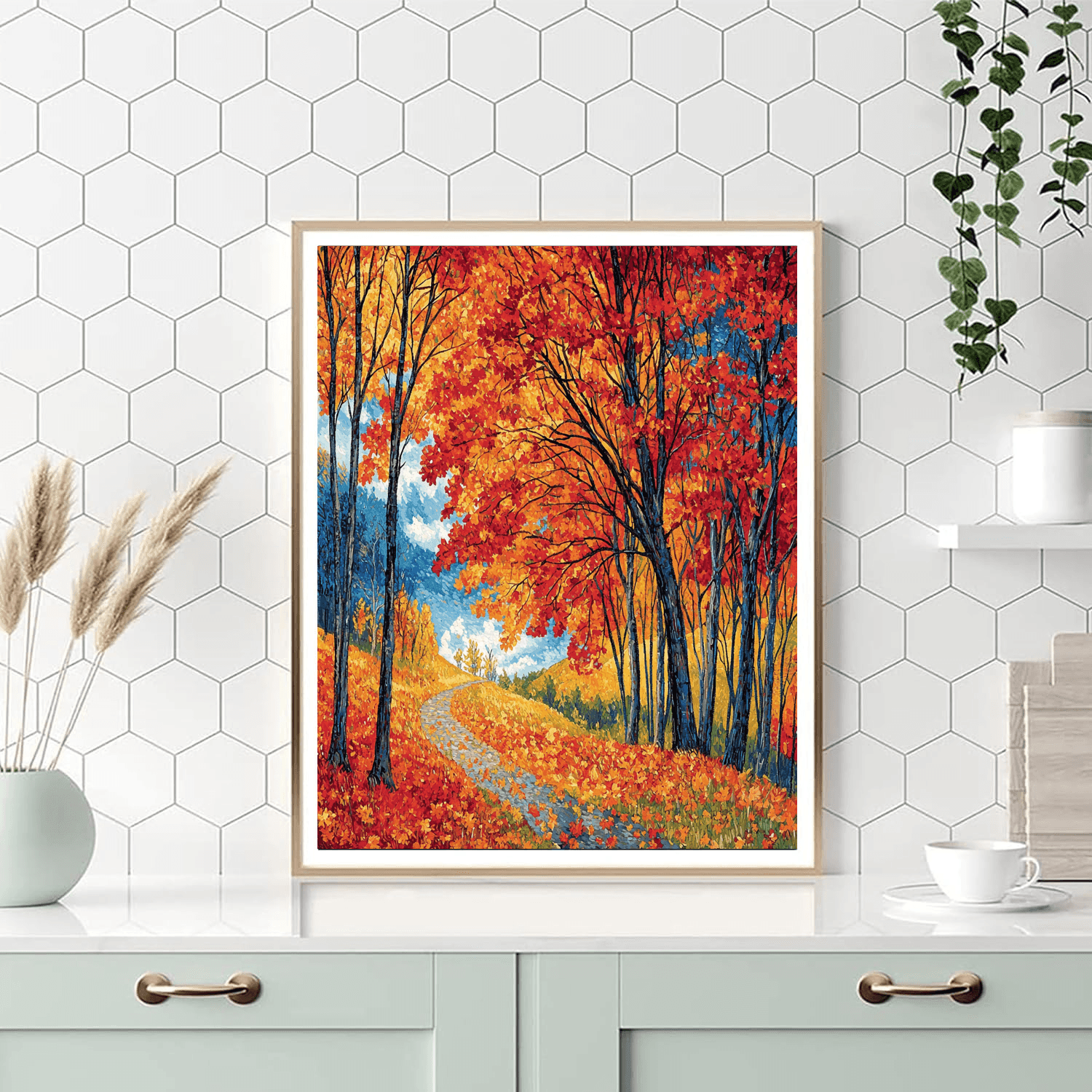 Vincent Van Gogh Inspired Colors Of Autumn  Paint By Numbers Art