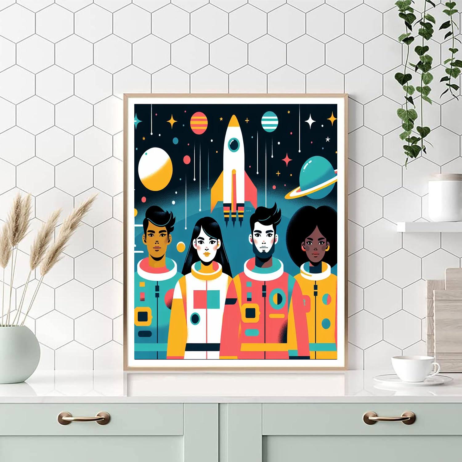 Space Guardians Paint By Numbers