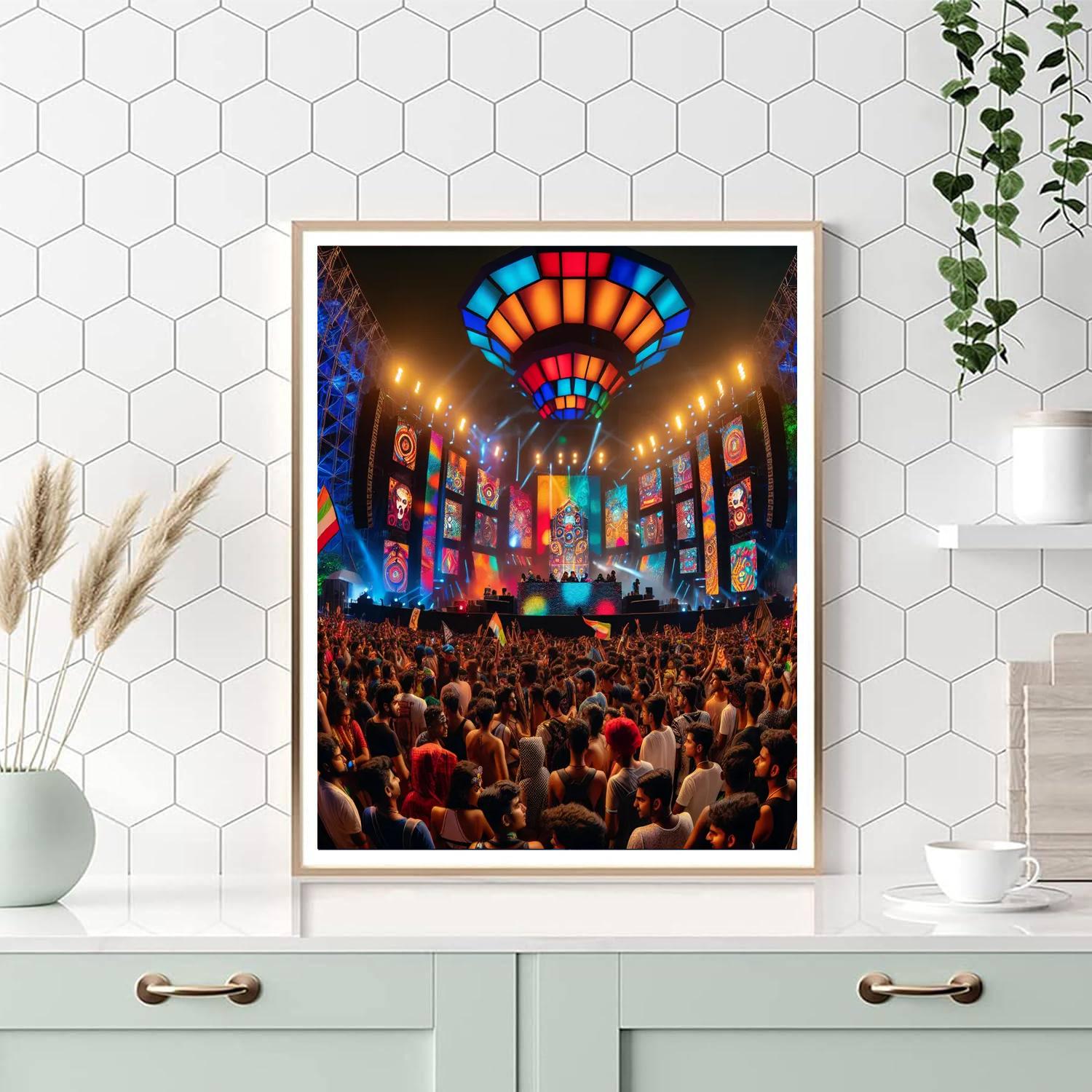 Kingfisher Ultra Music Festival Paint By Number