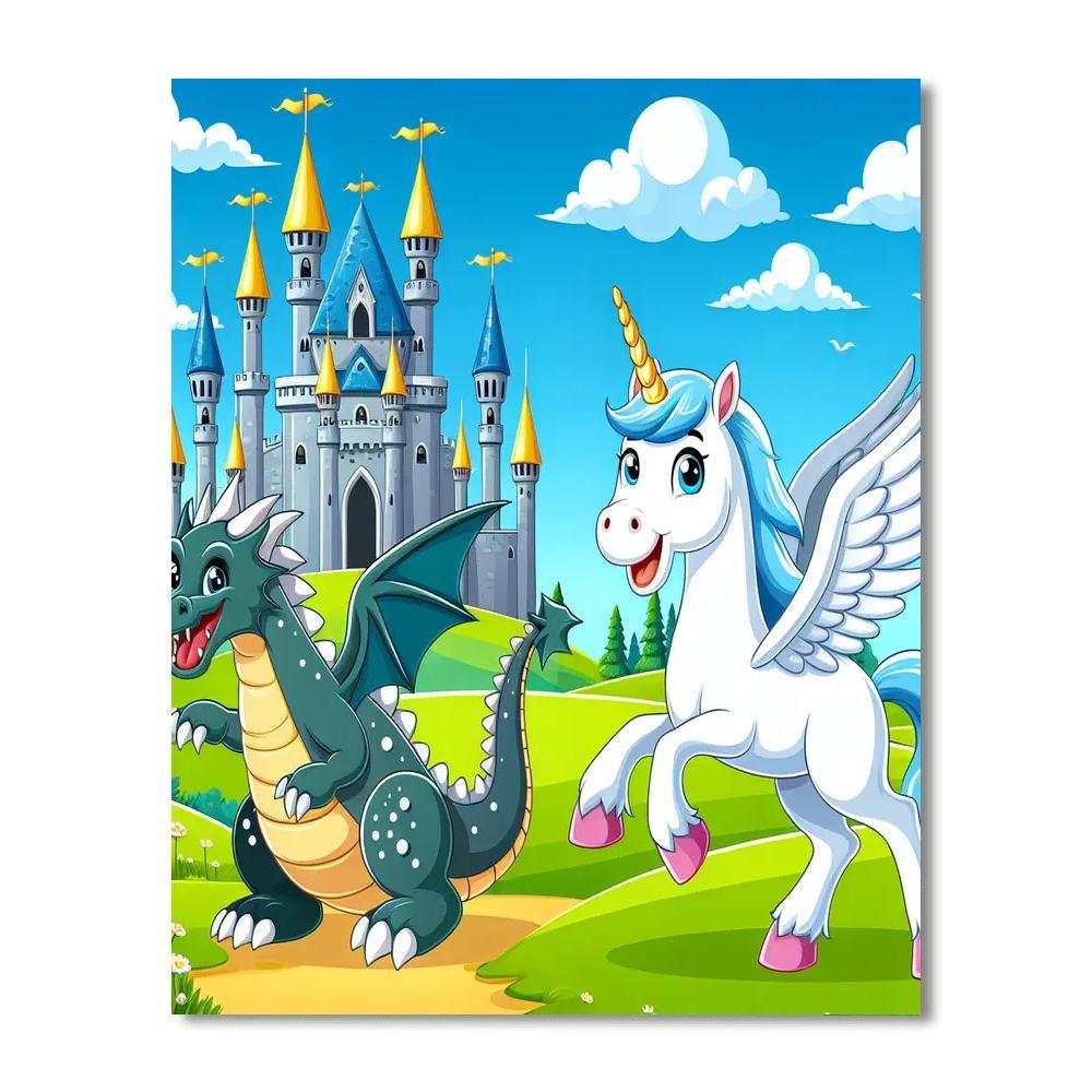 Magical Kingdom Of Dreams Numbered Painting Kits