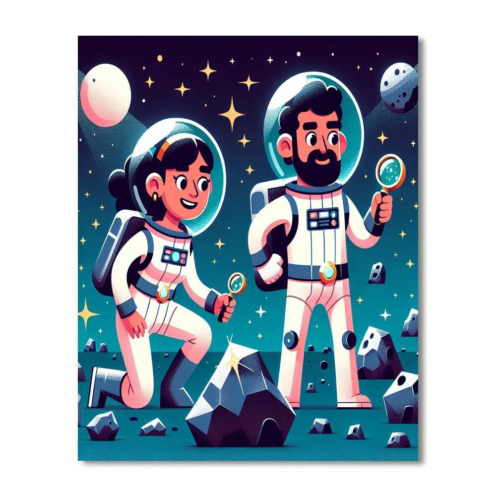 Galactic Treasure Hunters Paint By Numbers Kits