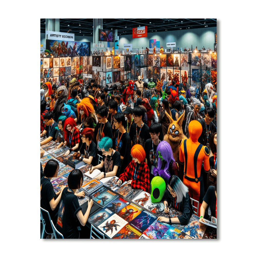 San Diego Comic-con - California, Usa Painting By Numbers Kit