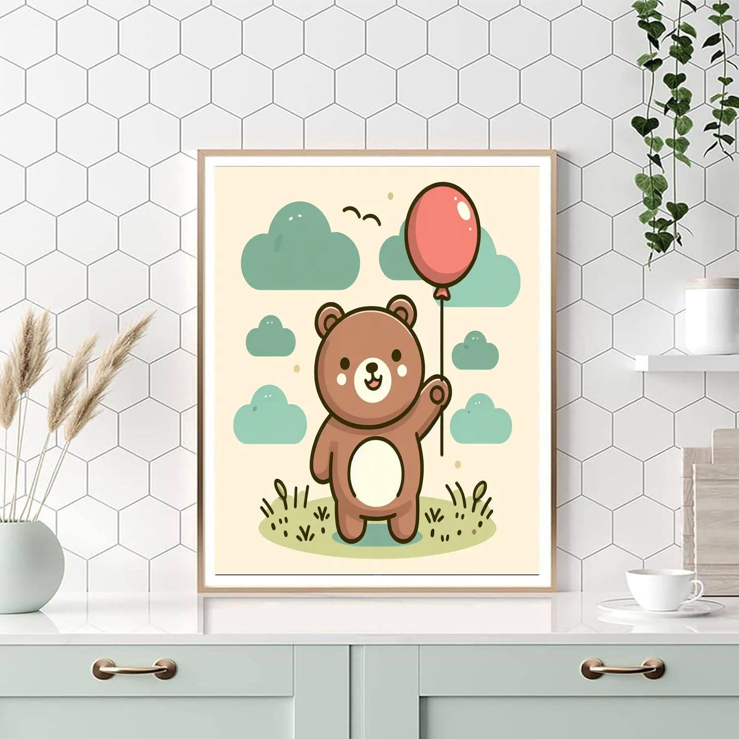 Charming Bear Paint By Color