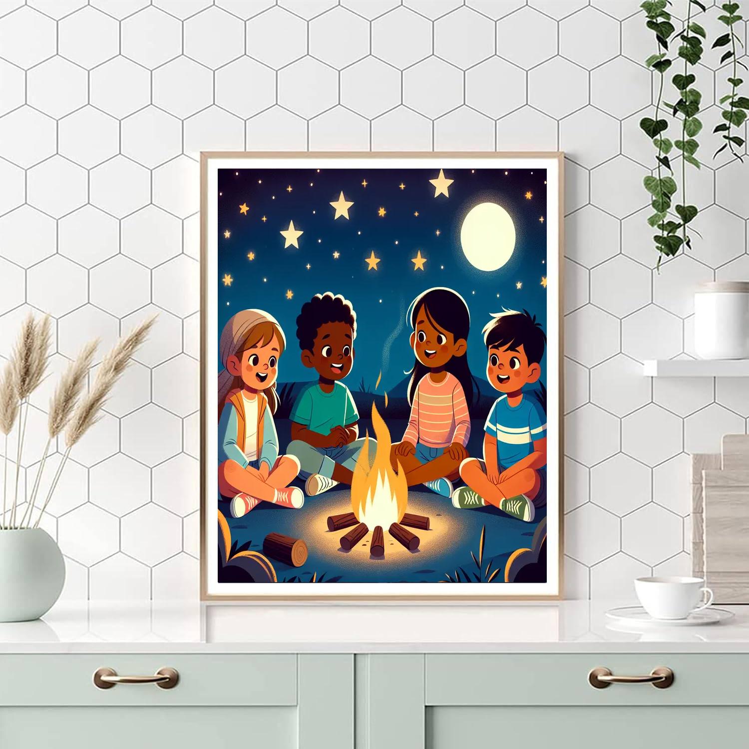 Starlit Stories Painting Number Kit