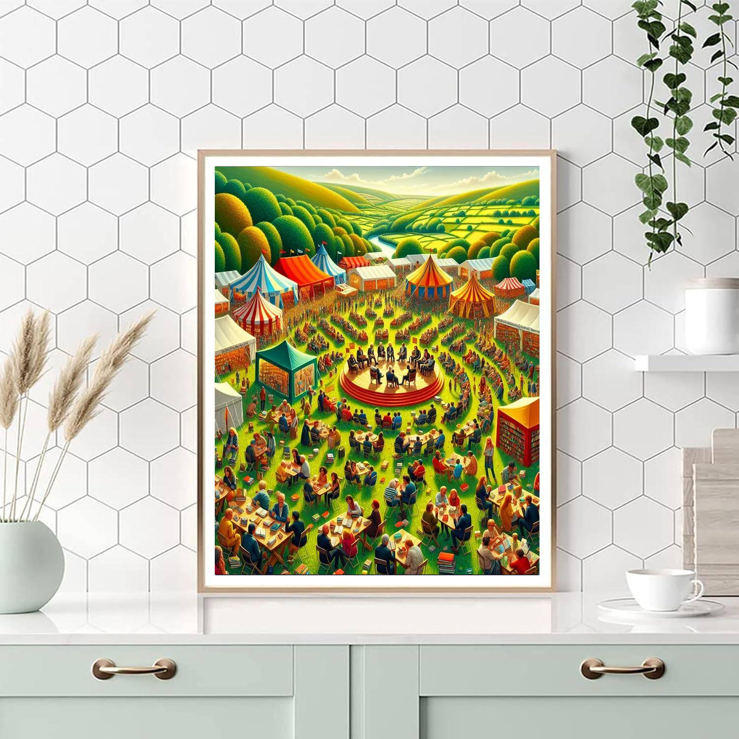 Hay Festival - Uk Numbered Painting Kits