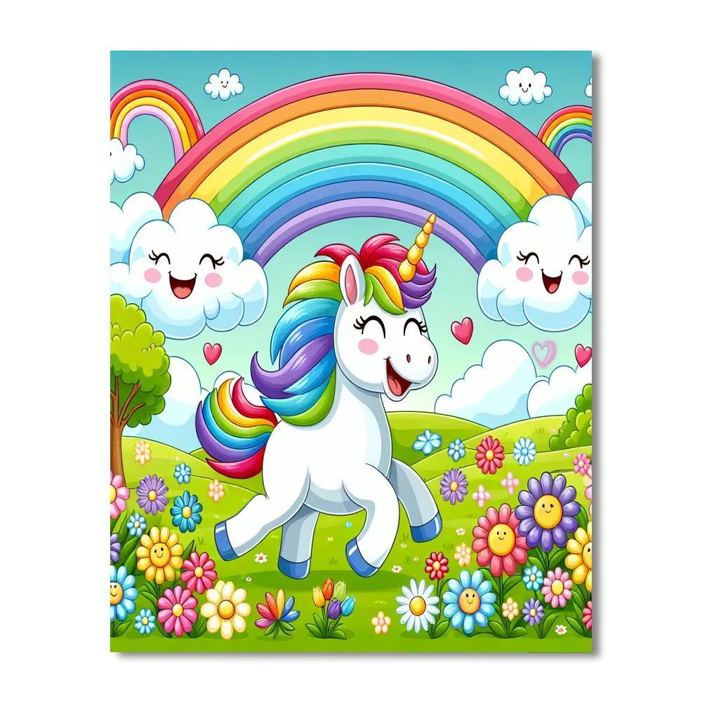 Majestic Unicorn Dreamscape Painting By Numbers Kit