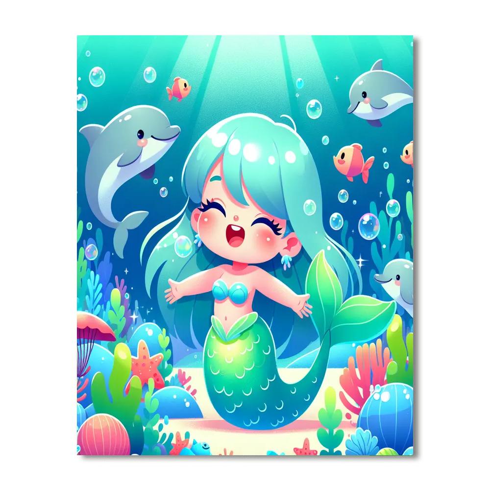 Underwater Kingdom Magic Numbered Painting Kits