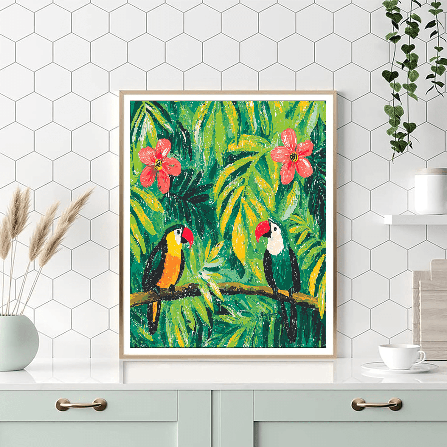 Henri Rousseau Inspired Charming Wildlife Wonders  Paint By Number