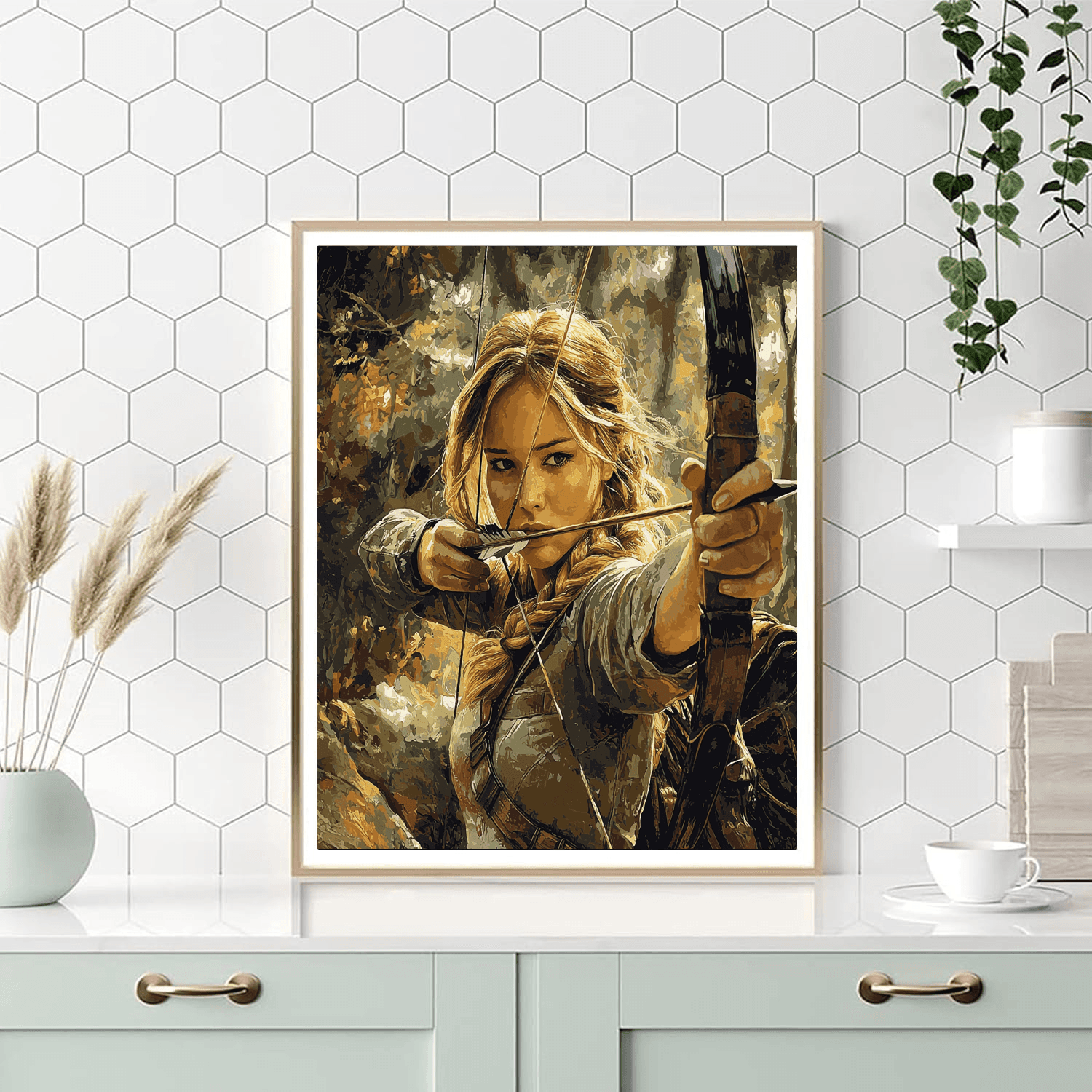 Jennifer Lawrence: The Fearless Heroine Of Katniss Everdeen Paint By Numbers Art