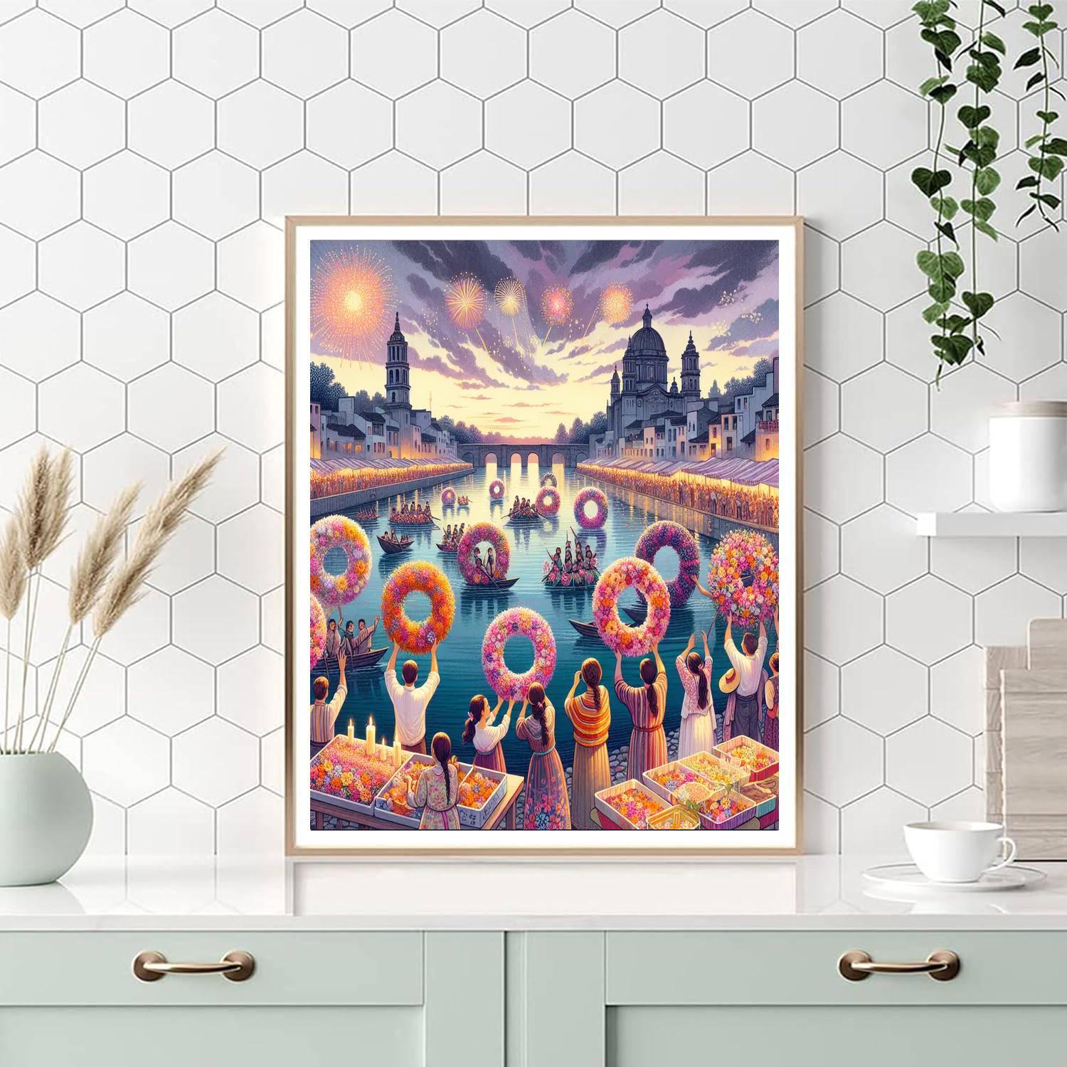 Kraków's Wianki Festival - Poland Paint By Numbers Kits