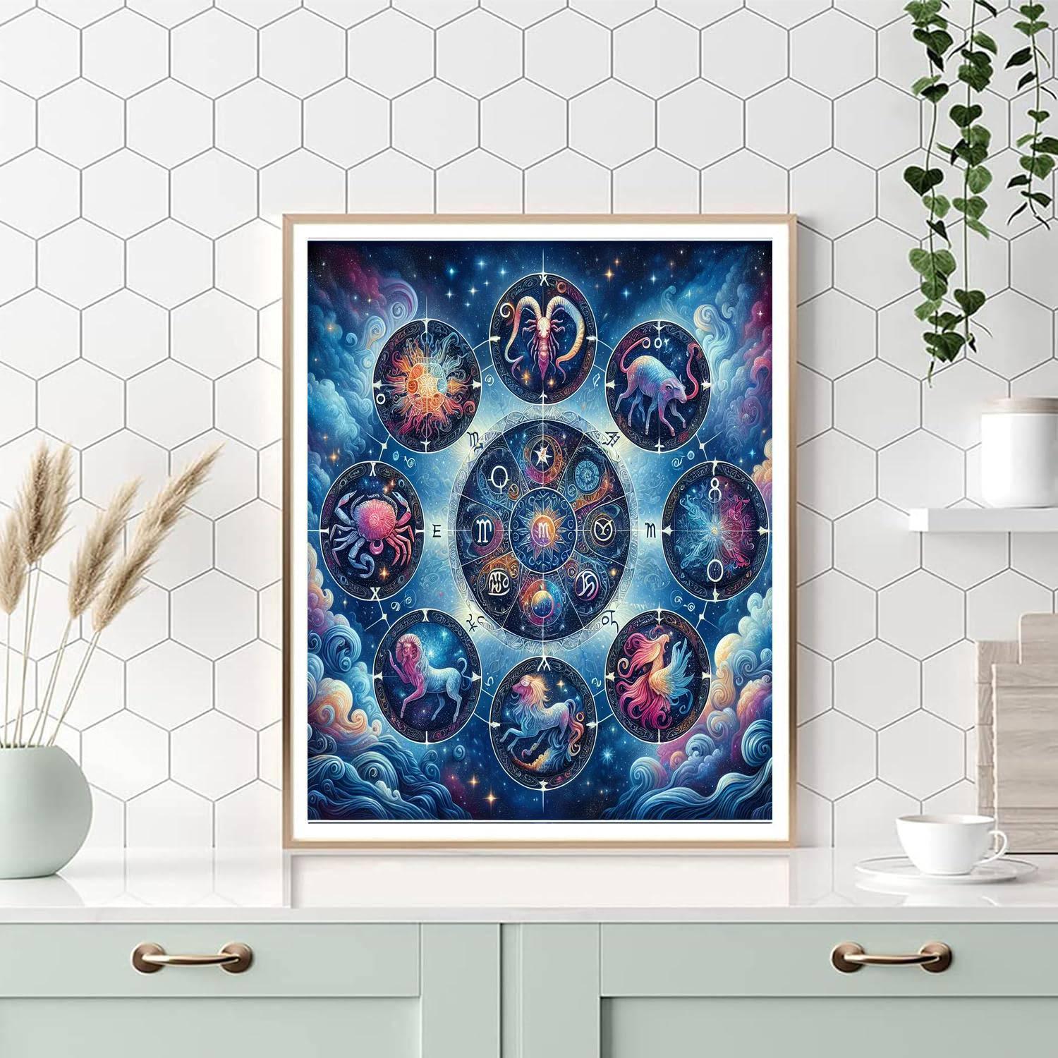 Celestial Zodiac Signs Paint By Color
