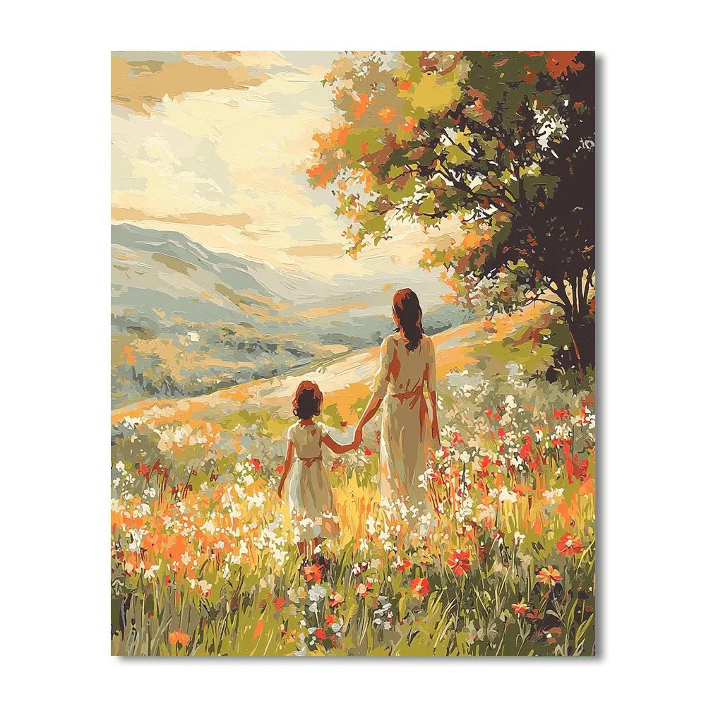 Harmony In A Meadow Paint By Numbers