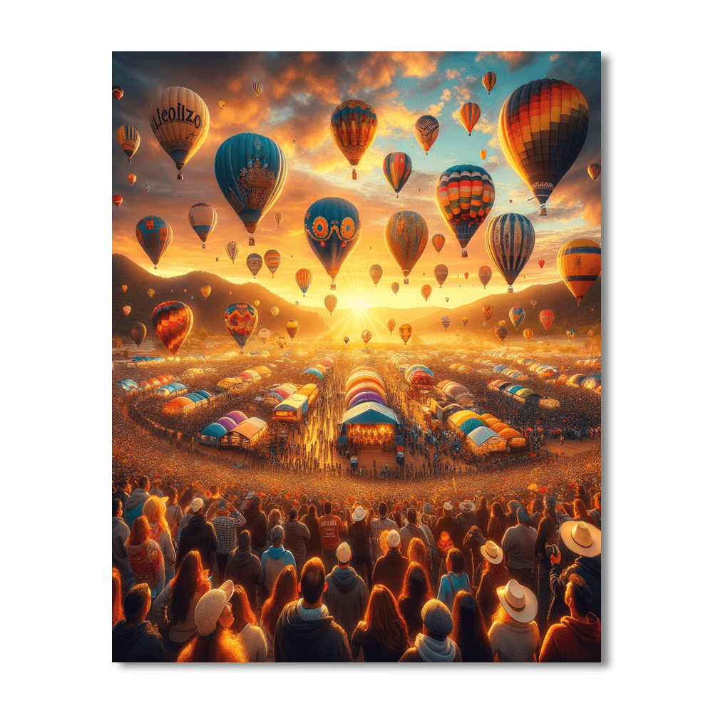 Festival Internacional Del Globo - Mexico Number Painting