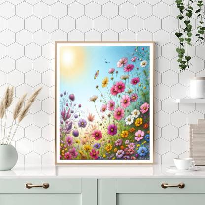 Sunny Meadow Days Paint By Numbers Kits