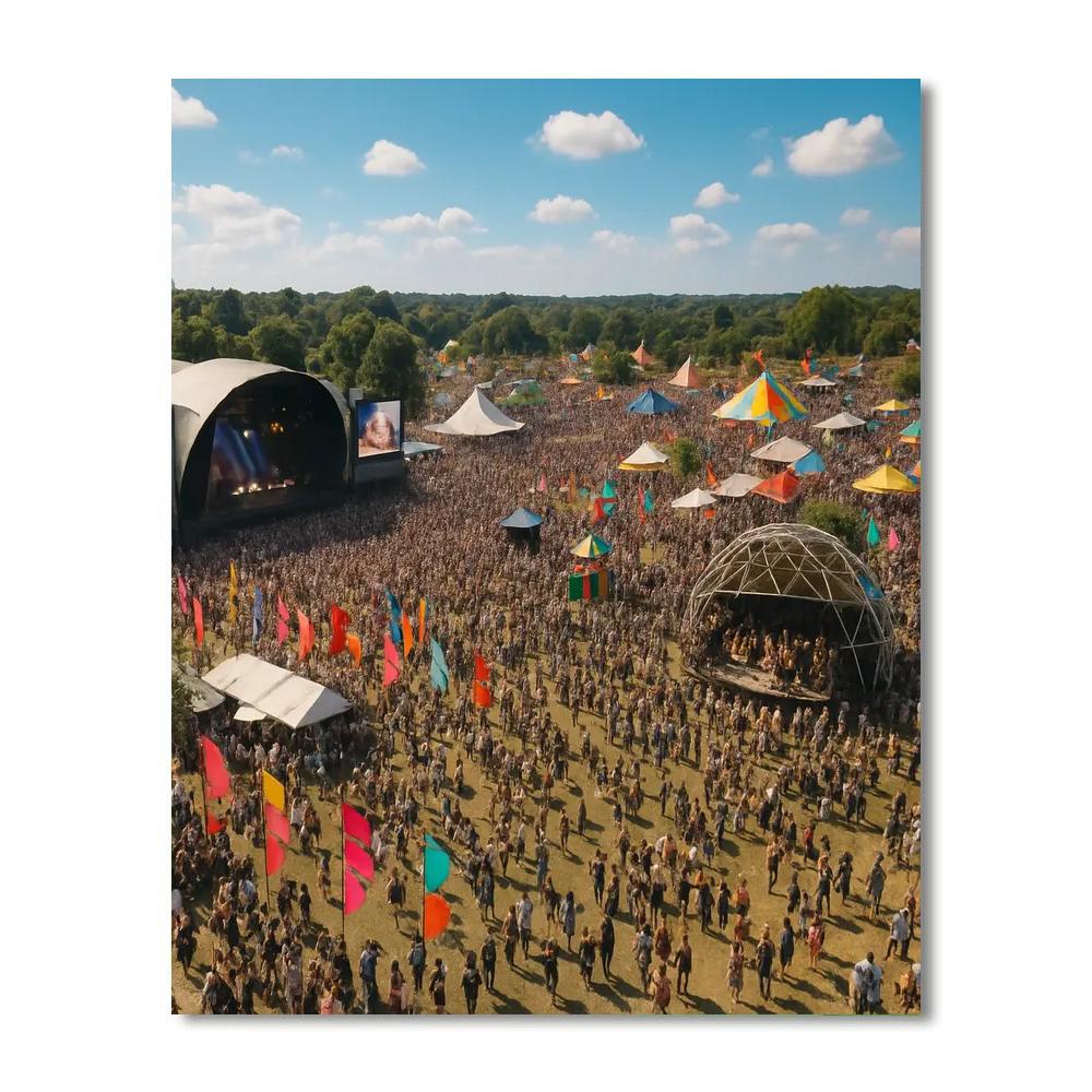 Bonnaroo Music & Arts Festival - Manchester Paint By Color