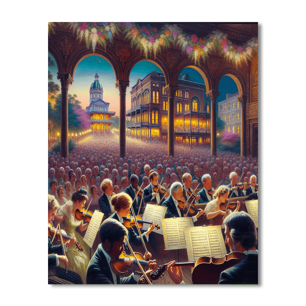 Savannah Music Festival - Savannah, Usa Paint By Color