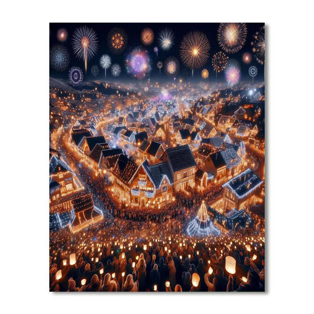 Festivals Of Lights Painting By Numbers Kit