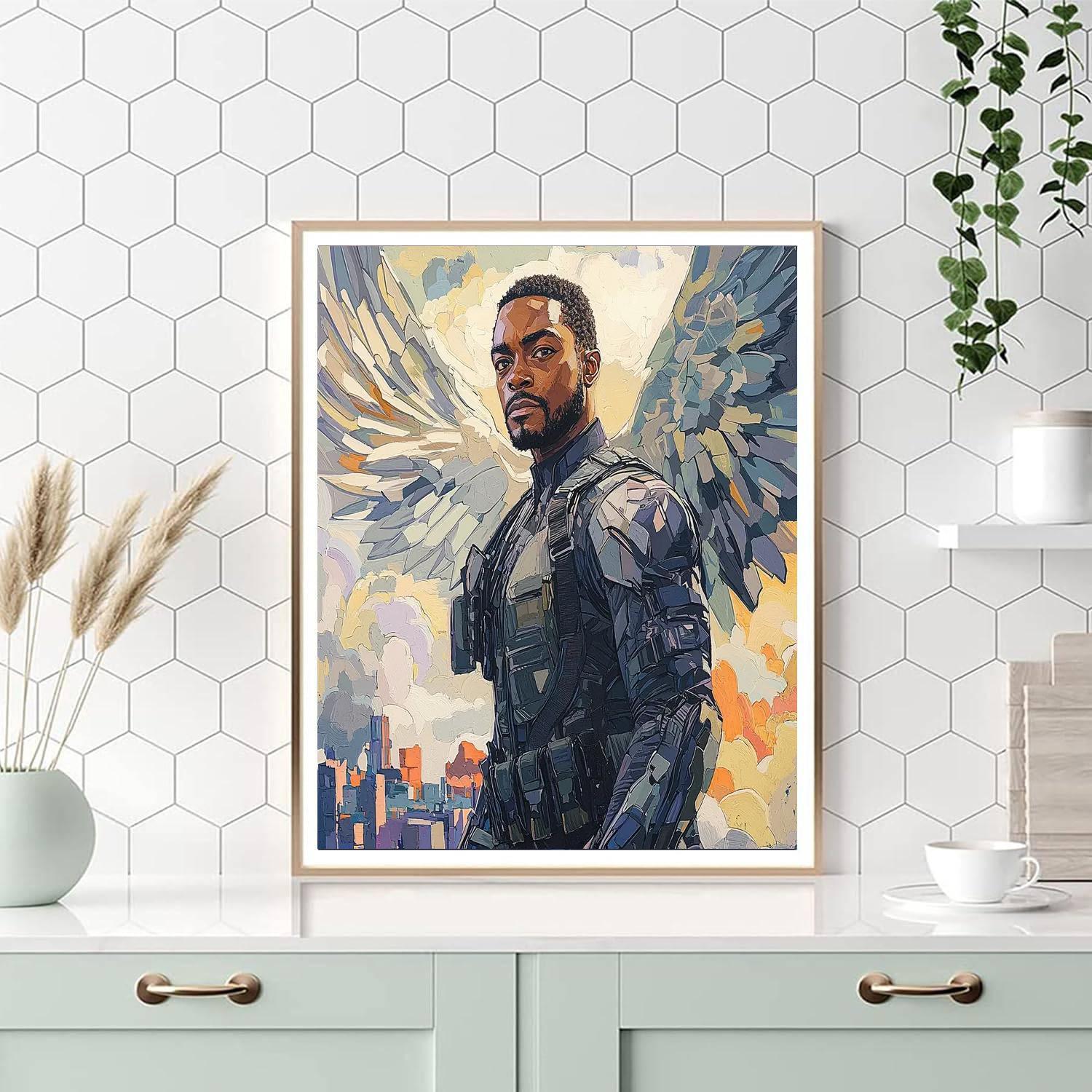 Anthony Mackie: The Soaring Spirit Of Falcon Numbered Painting Kits
