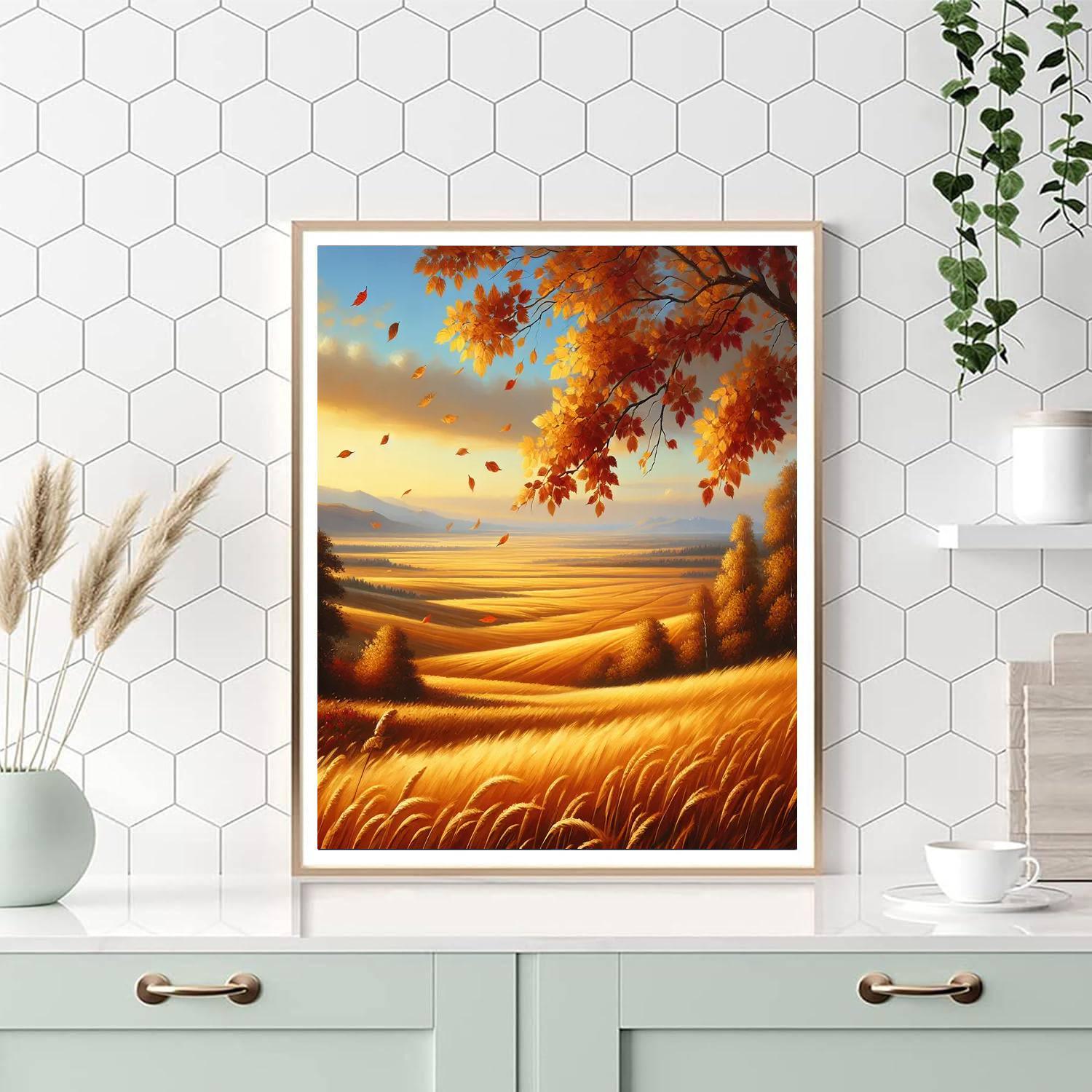 Gentle Autumn Afternoon Paint By Numbers Art