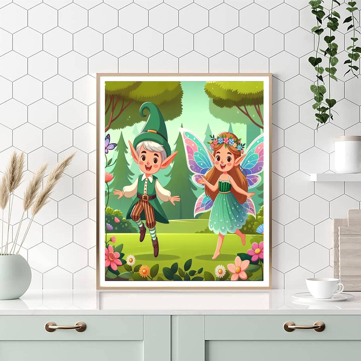 Fairy Tale Enchanted Forest Paint By Numbers Kits